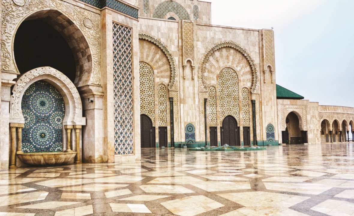 shutterstock_599343749_Hassan II Mosque in Casablanca, Morocco