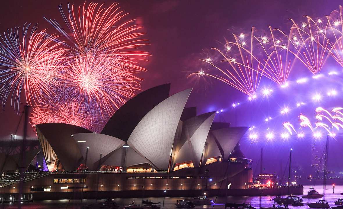 fireworks Sydney opera house