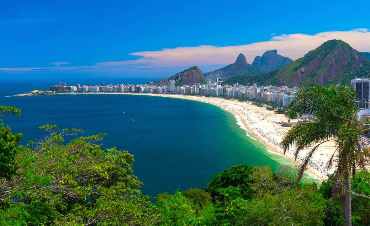 Rio beach Brazil
