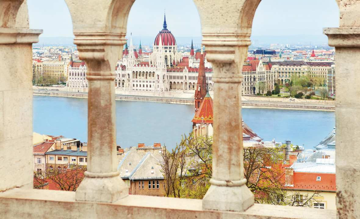 Budapest-through-arch-window