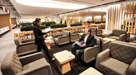 Qantas-lounge-buisness-travel