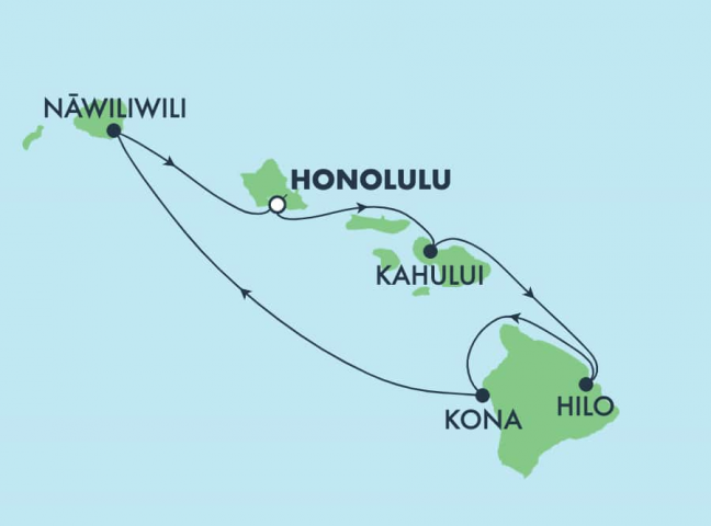 Map of Adelady does Hawaii with NCL!