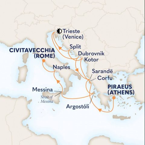 Map of Adriatic Dreams