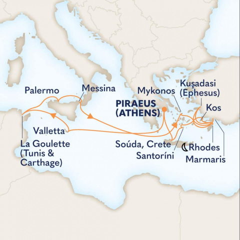 Map of Lands of Legends & Eternal Cities package