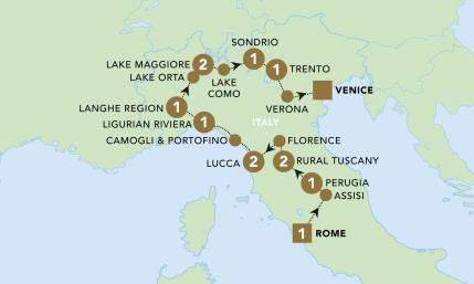 Map of Italian Indulgence