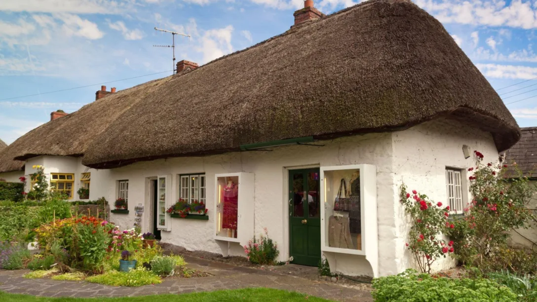 Irish cottage house shutterstock_83166514