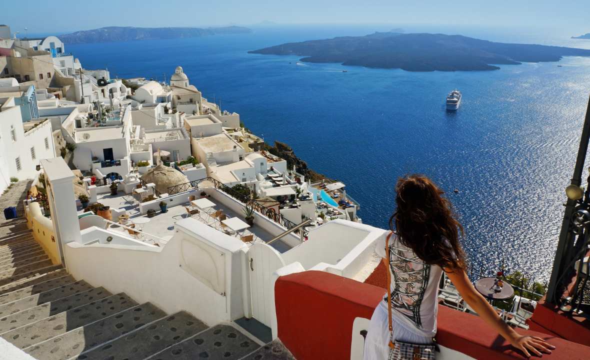 Woman-Santorini-Greek-Islands-Greece