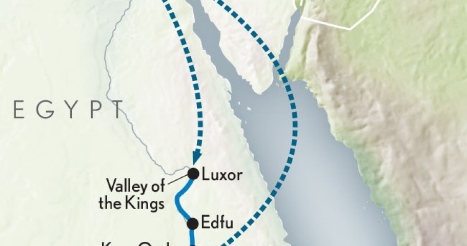 Map of destination