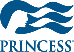 Princess Cruises 2 line blue