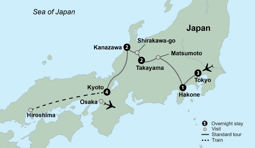 Map of Cultural Treasures of Japan