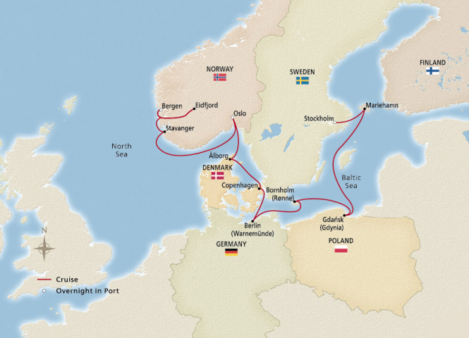 Map of Viking Homelands